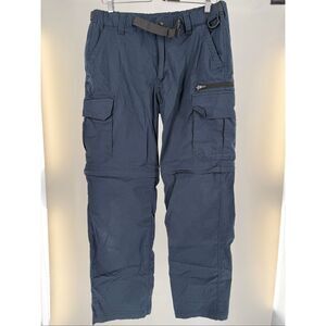 BC Clothing Men’s Medium Navy convertible Pants 32”